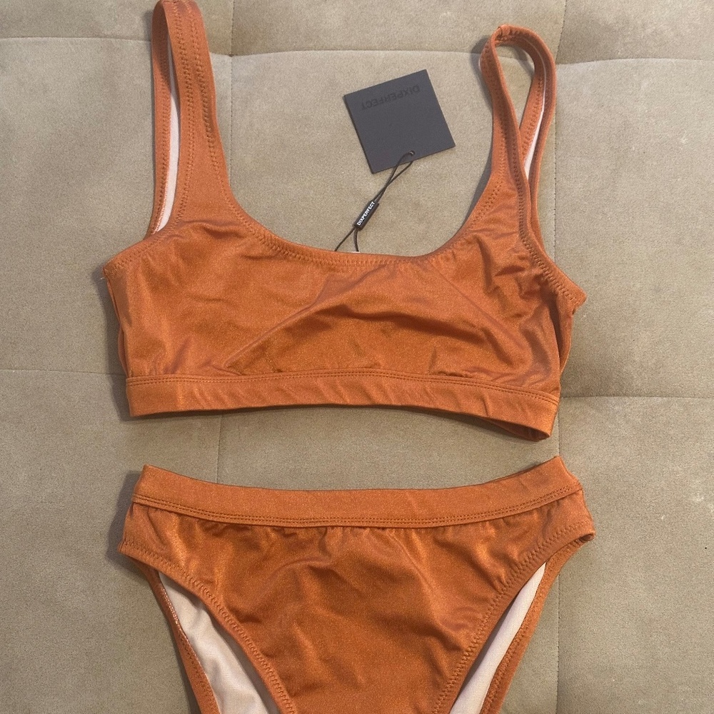 NWT High waist bikini (color: Rust)
